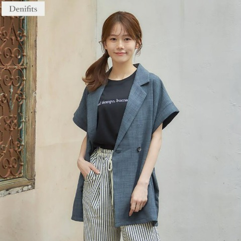 レディース　シルケットTシャツ（Denifits）