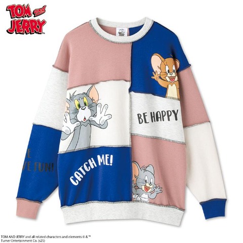 レディース　プルオーバー（TOM＆JERRY）