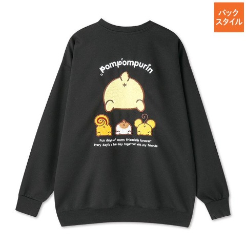 レディース　さがら刺しゅうプルオーバー（ポムポムプリン）