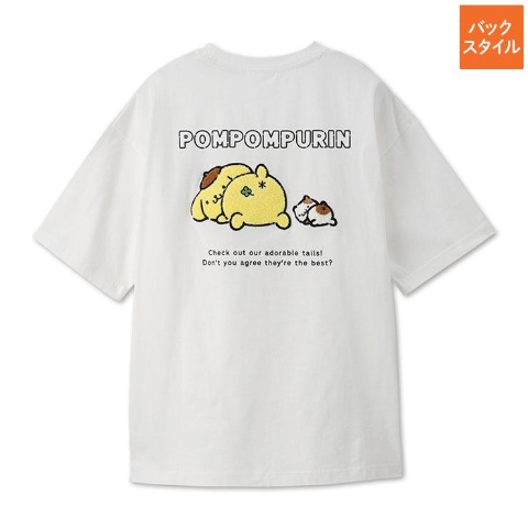 レディース　半袖Tシャツ（ポムポムプリン）