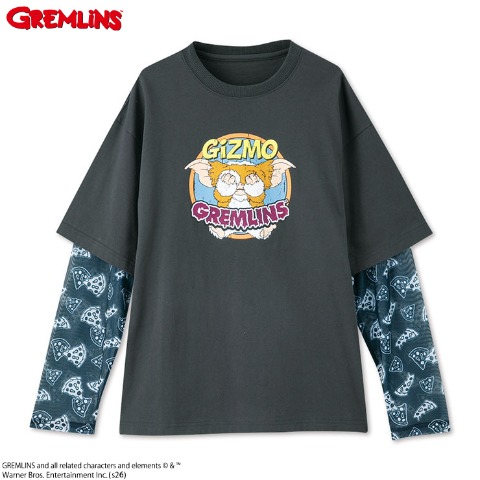 レディース　レイヤードTシャツ（GREMLINS）