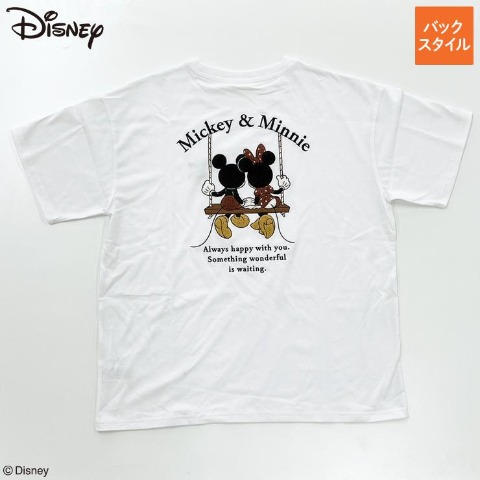 レディース　Tシャツ（ミッキー＆ミニー）