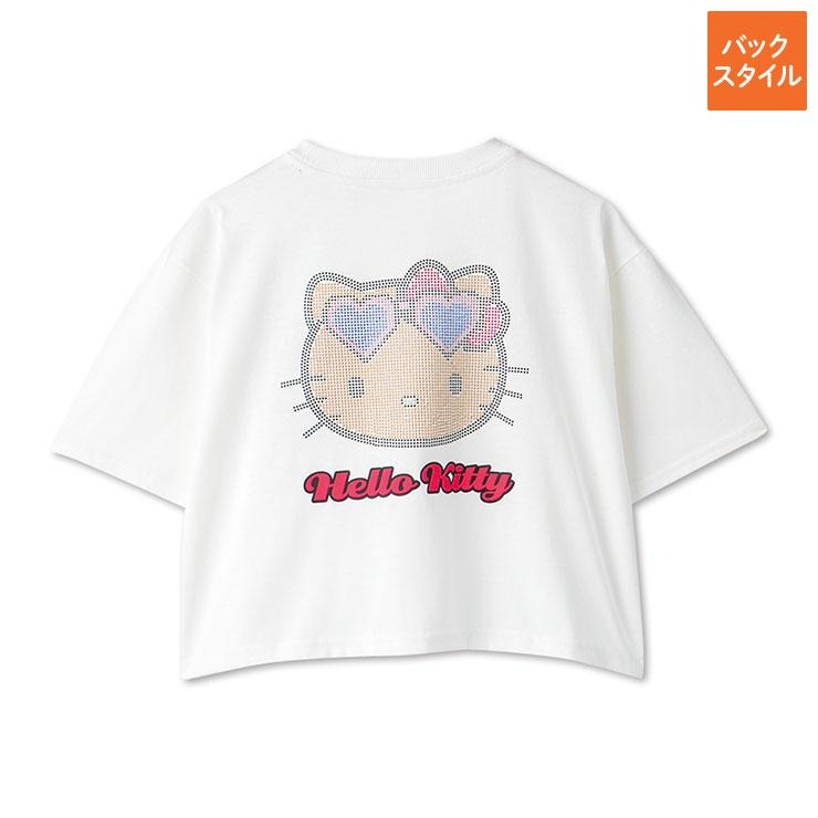 レディース ラインストーン使いTシャツ（ハローキティ） | アベイル