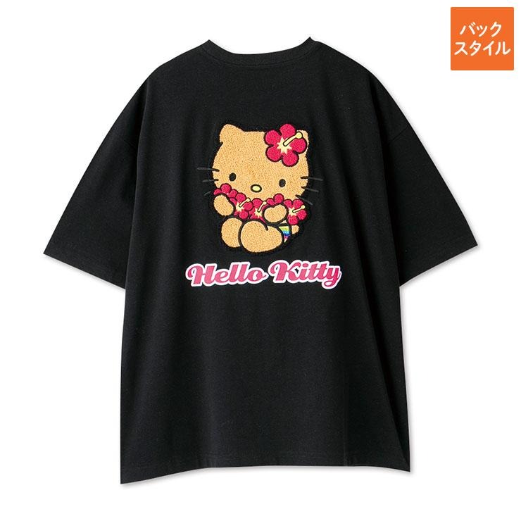 レディース さがら刺しゅうTシャツ（ハローキティ） | アベイル