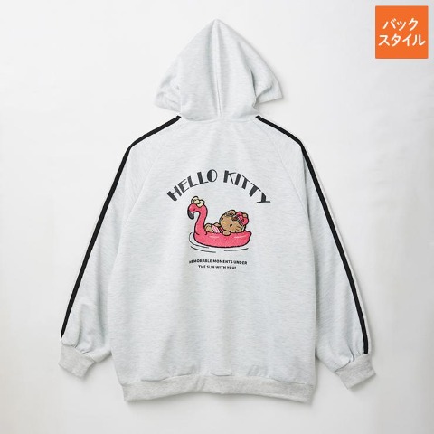 レディース　ジップパーカ（ハローキティ）