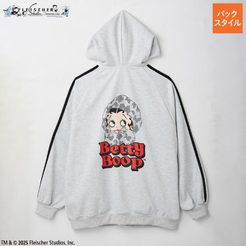 レディース　ジップパーカ（BETTY BOOP）