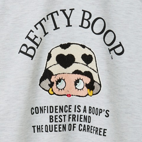 レディース　ジップパーカ（BETTY BOOP）