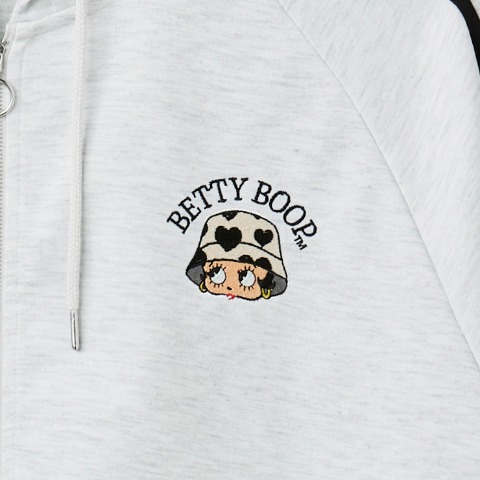 レディース　ジップパーカ（BETTY BOOP）