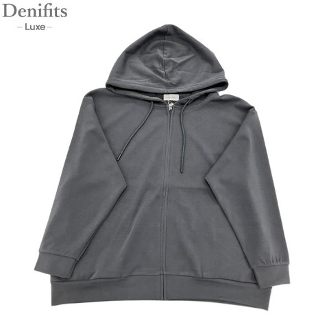 レディース　裏起毛ジップパーカ（Denifits Luxe）