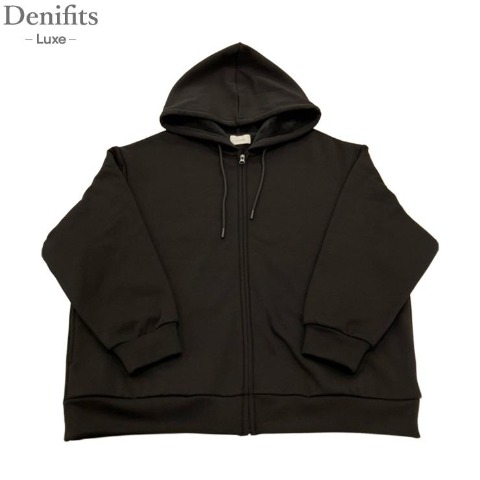 レディース【M～LL】　裏シャギージップパーカ（Denifits Luxe）