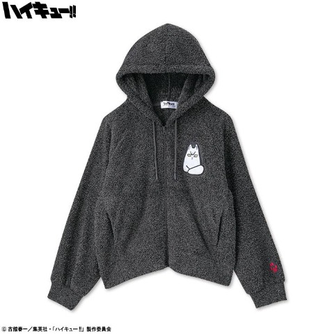 レディース　ジップパーカ（アニメ「ハイキュー!!」）