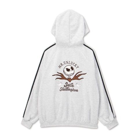 レディース　ジップパーカ（ジャック・スケリントン）