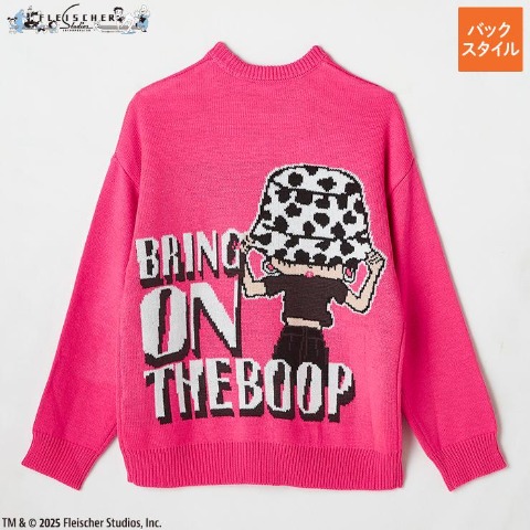 レディース　ニットプルオーバー（BETTYBOOP）