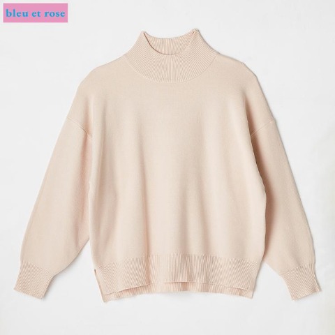 レディース　ニットプルオーバー（bleu et rose）