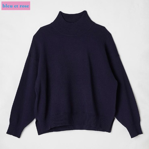 レディース　ニットプルオーバー（bleu et rose）