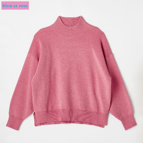 レディース　ニットプルオーバー（bleu et rose）