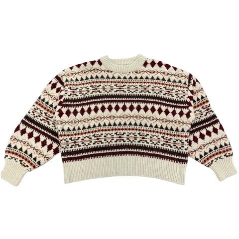 レディース　ニットプルオーバー（bleu et rose）