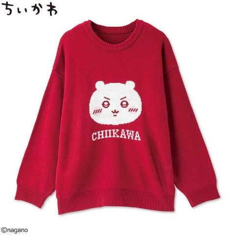 レディース　ニットプルオーバー（ちいかわ）
