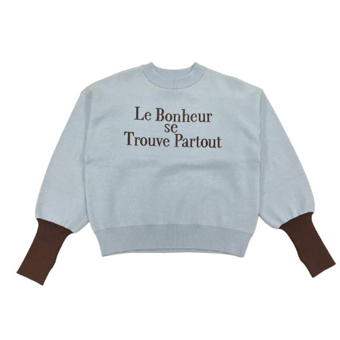 レディース　ニットプルオーバー（bleu et rose）