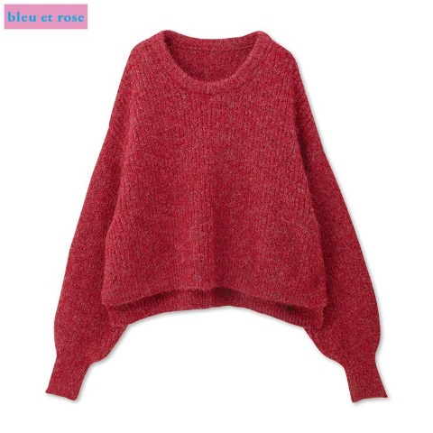 レディース　ニットプルオーバー（bleu et rose）