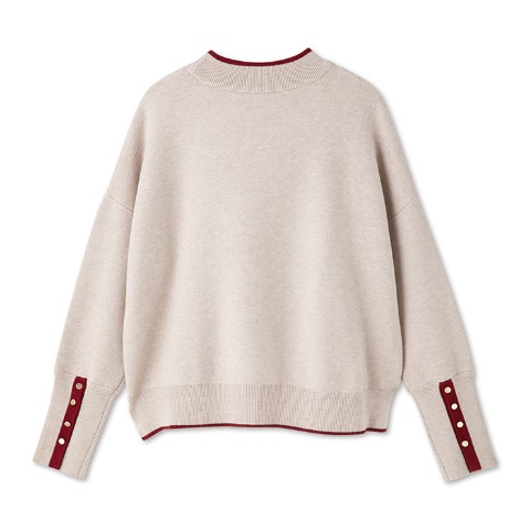 レディース　ニットプルオーバー（bleu et rose）