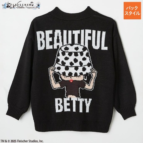 レディース　ニットカーディガン（BETTYBOOP）
