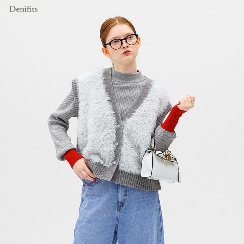 レディース　ニットベスト（Denifits）