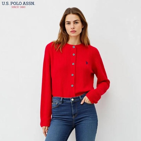 レディース　ニットカーディガン（U.S. POLO ASSN.）