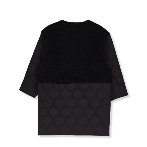 レディース　ボア切替キルトジャケット（Denifits）
