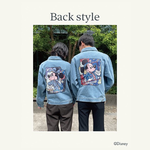 レディース　リメイクデニムジャケット（ミニーマウス）