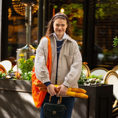 レディース　ジャケット（bleu et rose）