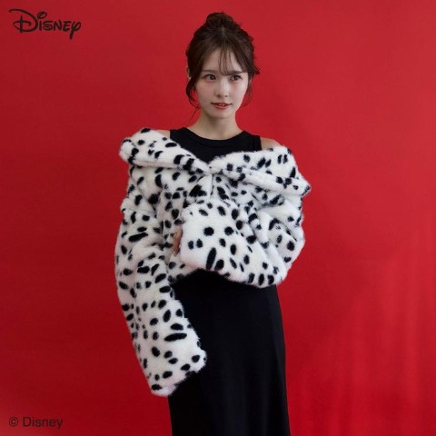レディース　ファージャケット（やぎこ）（Disney）