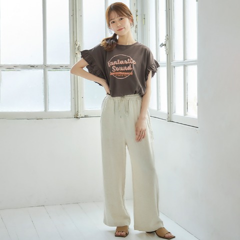 レディース【低身長】　イージーパンツ（Denifits）