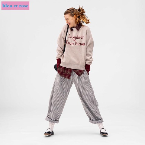 レディース　パンツ（bleu et rose）