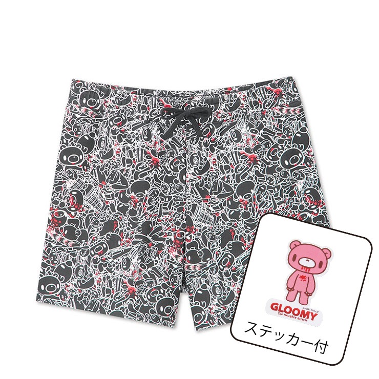 Supreme グレー ショートパンツ ステッカー付き Supreme グレー ショートパンツ ステッカー付き Supreme グレー
