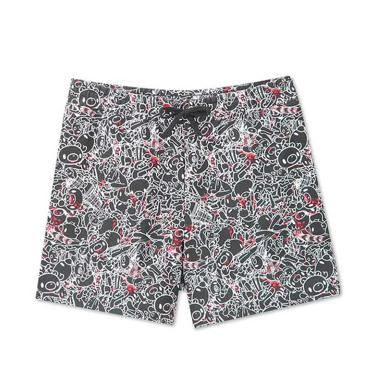 Supreme グレー ショートパンツ ステッカー付き レディース ステッカー付ショートパンツ（いたずらぐまのグルーミー