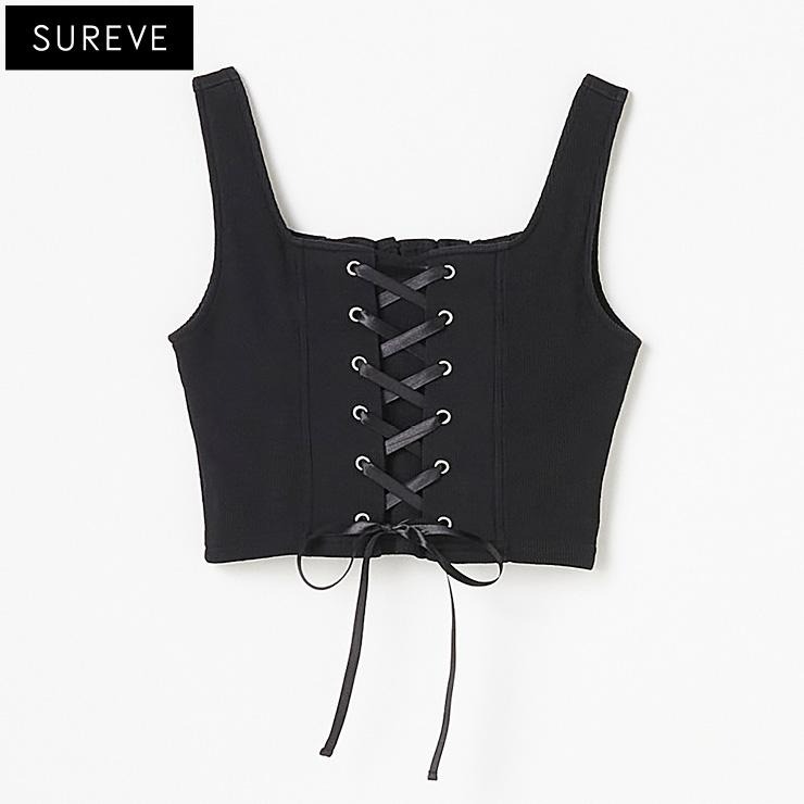 新品♪searoomlynn☆サイドレースアップタンクトップ Sideレースアップタンクトップ searoomlynn - メルカリ
