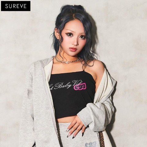 レディース　チェーン使いタンクトップ（TGC×egg×SUREVE）