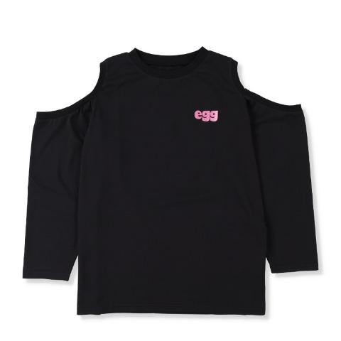 レディース　ロゴ使い肩開きプルオーバー（TGC×egg×SUREVE）
