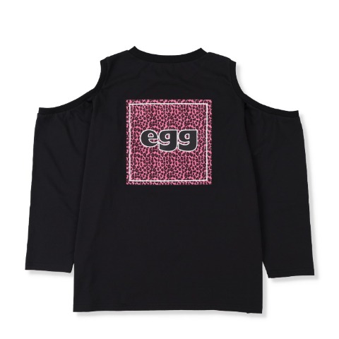 レディース　ロゴ使い肩開きプルオーバー（TGC×egg×SUREVE）