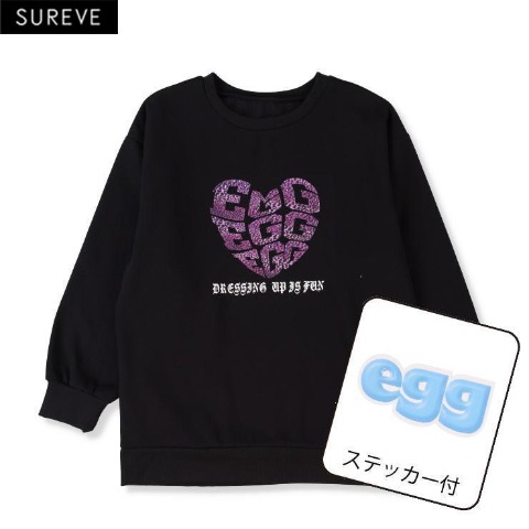 レディース　ロゴプルオーバー（egg×SUREVE）