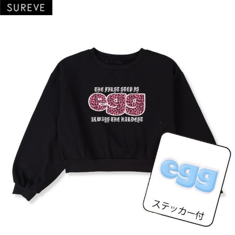 レディース　ロゴプルオーバー（egg×SUREVE）