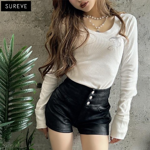 レディース　リブプルオーバー（Shoko×SUREVE）