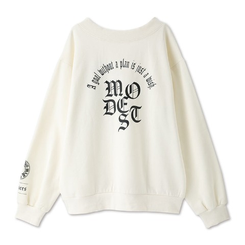 レディース【低身長】　プリントロゴプルオーバー（Shoko×SUREVE）