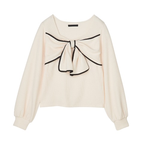 レディース　リボンプルオーバー（SUREVE）