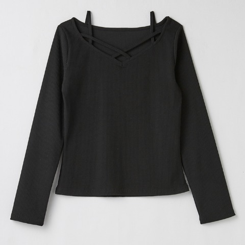 レディース　クロスネックプルオーバー（SUREVE）