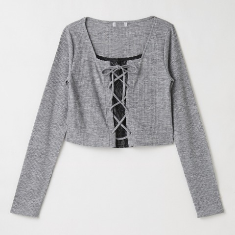 レディース　レースアッププルオーバー（SUREVE）