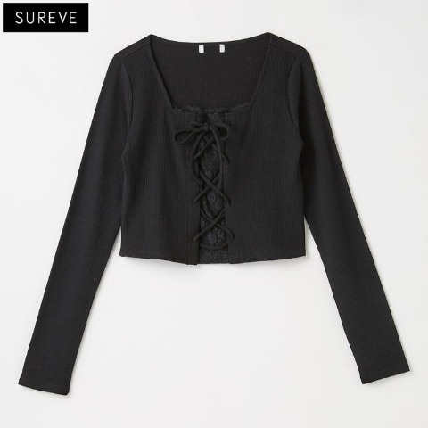 レディース　レースアッププルオーバー（SUREVE）