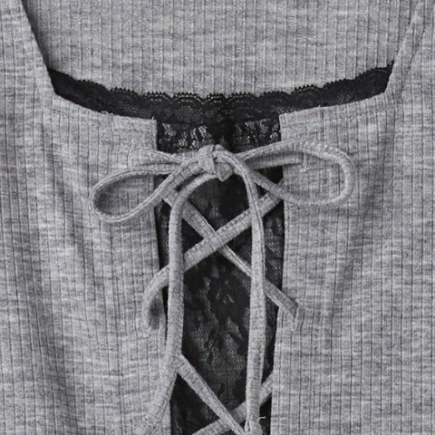 レディース　レースアッププルオーバー（SUREVE）