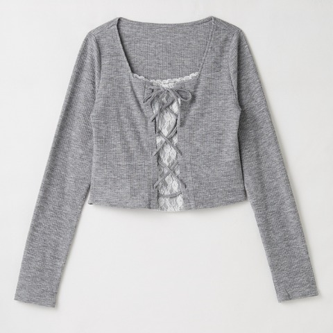 レディース　レースアッププルオーバー（SUREVE）